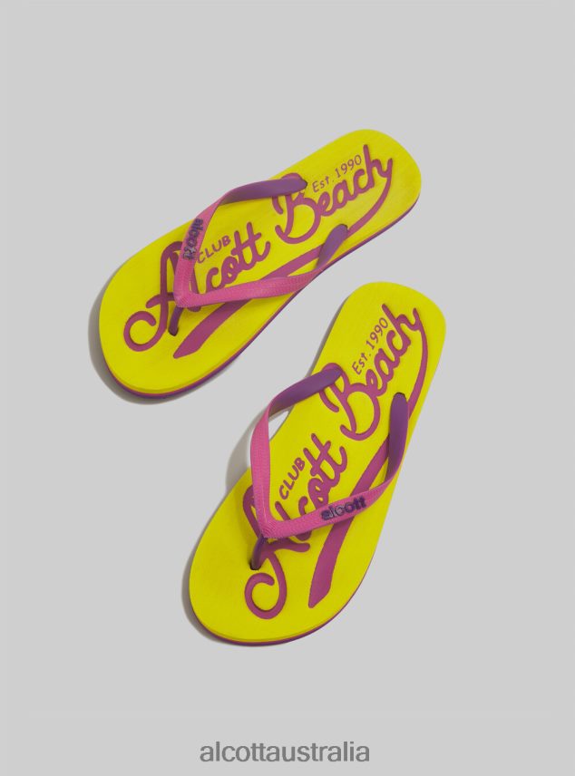 Infradito Con Logo Women 2TH442440 C6575 GREEN Alcott Shoes