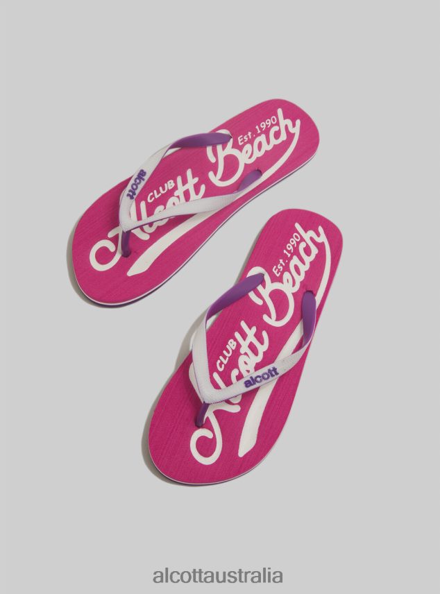 Infradito Con Logo Women 2TH442441 C6575 GREEN Alcott Shoes