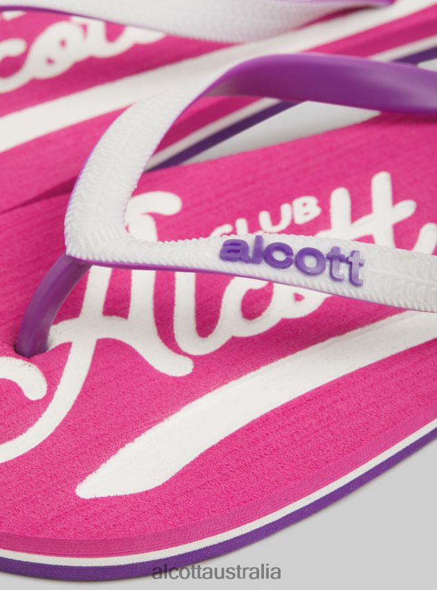 Infradito Con Logo Women 2TH442441 C6575 GREEN Alcott Shoes